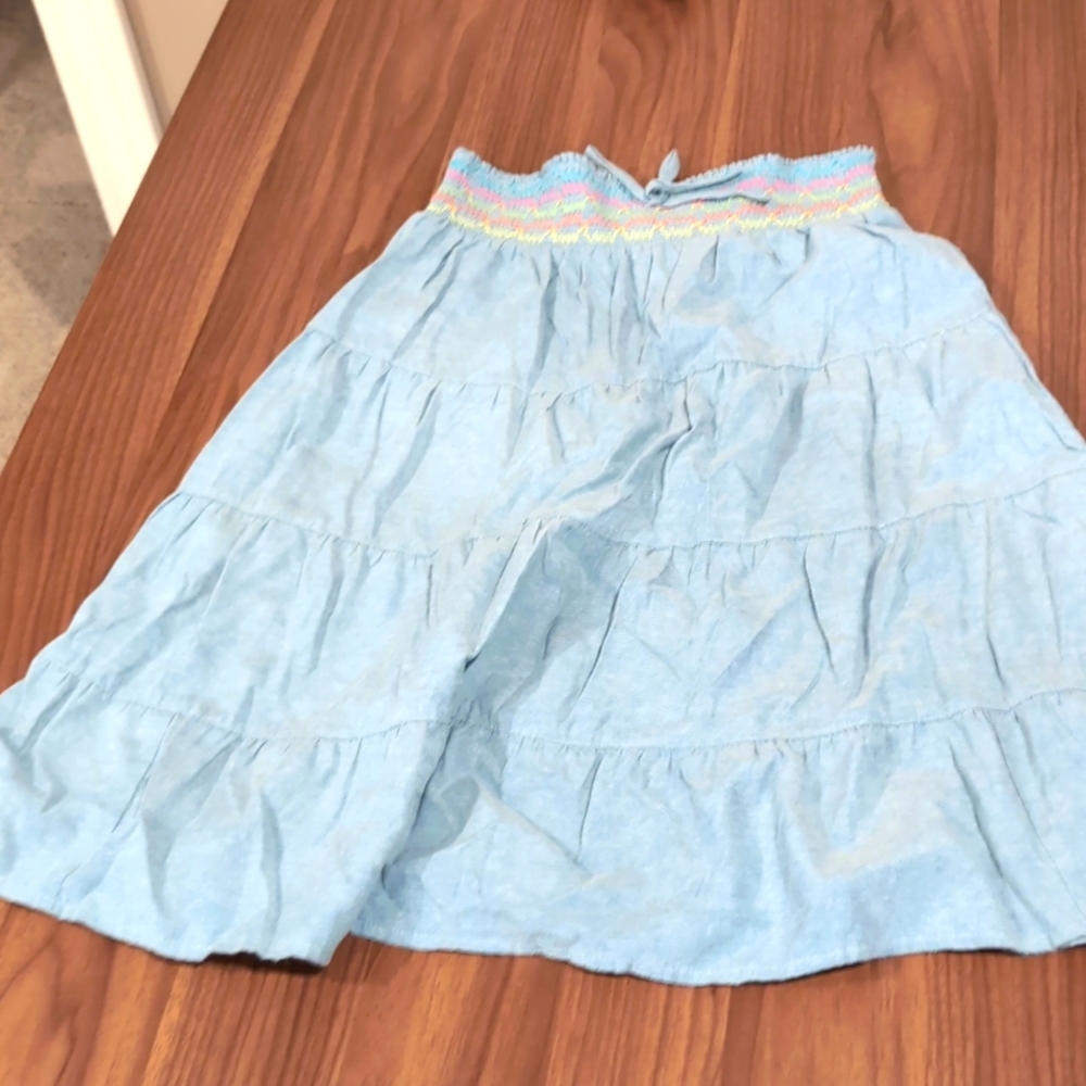 Amy Byer blue skirt kids large